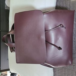 Sole Society leather backpack purse